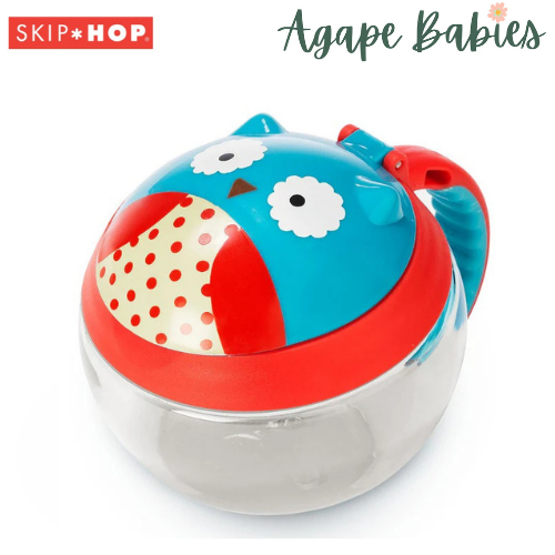 Skip Hop Zoo Clear Tritan Snack Cup - Owl