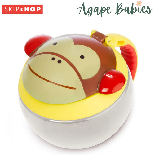 Skip Hop Zoo Clear Tritan Snack Cup - Monkey