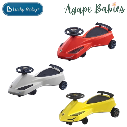 Lucky Baby Lamborghini Swing Car For Kids - 3 Colours