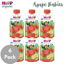 [6 Pack] Hipp organic Strawberry Banana Apple Pouch Gluten Free 100g Exp:
