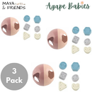 [3 Pack] Maya & Friends Animal Shape Sorter Ball (Assorted Colours)