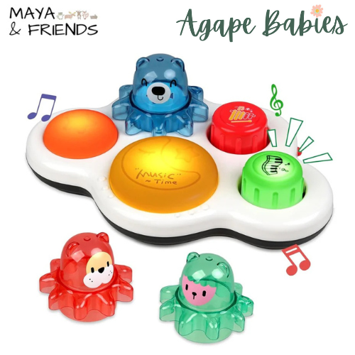 Maya & Friends Baby Musical Light Up Drum Set