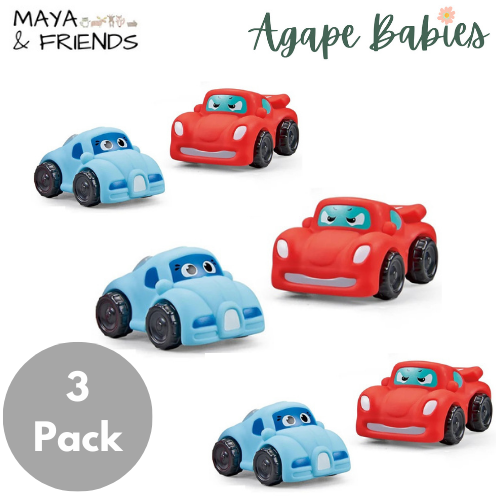 [3 Pack] Maya & Friends Boost And Comet The Race Cars