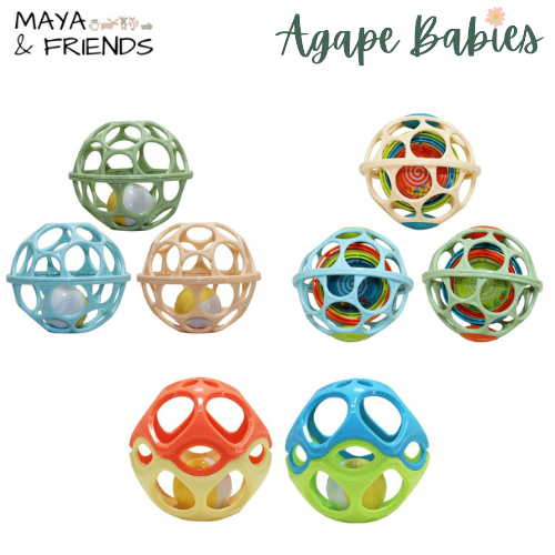 [3 Pack] Maya & Friends Easy Grasp Oball - 3 Types