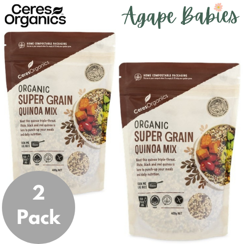 [2 Pack] Ceres Organics Super Grain Mix (Amaranth & Quinoa Blend) - 400g