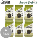 [6 Pack] Ceres Organics Roasted Seaweed Nori Snack - 5g Exp:09/25