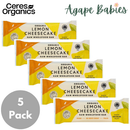 [5 Pack] Ceres Organics Organic Lemon Cheesecake, Raw Wholefood Bar - 50g