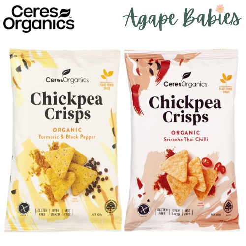 [4 Pack] Ceres Organics Chickpea Crisps - 2 Types