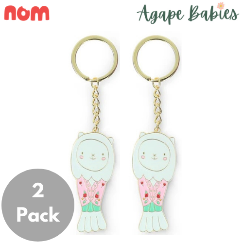 [2 Pack] Nom Merlion Outfit Keychain - 2 Designs