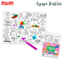Nom Nibbles SG Edition Silicone Colouring Mat - 3 Designs