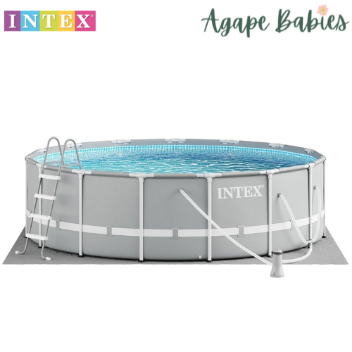 INTEX Prism Frame Round Pool Set (4.57 x 1.22m)