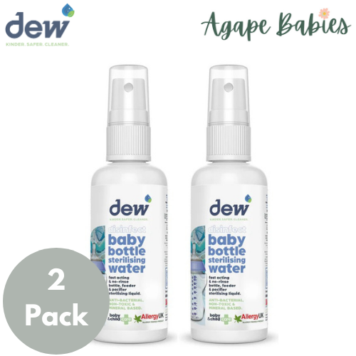 [2 Pack] Dew Baby Bottle Sterilising Water - 2 Sizes