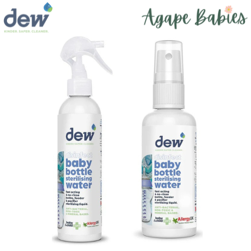 [2 Pack] Dew Baby Bottle Sterilising Water - 2 Sizes