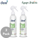 [2 Pack] Dew Fruit & Veg Wash - 2 Sizes