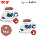 [2 Pack] Nom Waggle Kopi Cup Squeakie Chew Toy