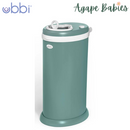 Ubbi Diaper Pail Open Water – matte
