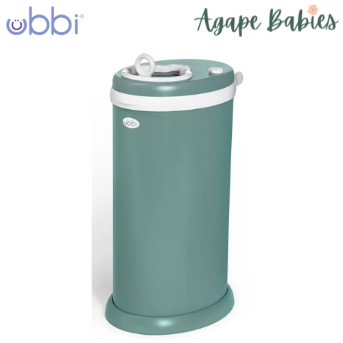 Ubbi Diaper Pail Open Water – matte