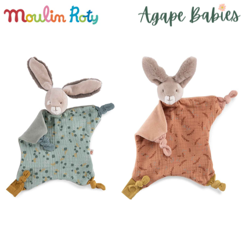 Moulin Roty Trois Petits Lapin Rabbit Comforter -2 Colors