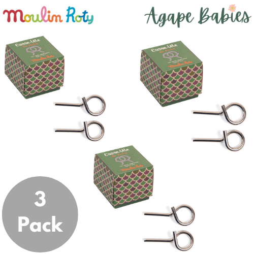 [3 Pack] Moulin Roty Les Petites Merveilles Pocket Puzzle - 6 Styles