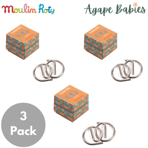 [3 Pack] Moulin Roty Les Petites Merveilles Pocket Puzzle - 6 Styles