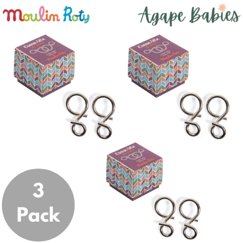 [3 Pack] Moulin Roty Les Petites Merveilles Pocket Puzzle - 6 Styles