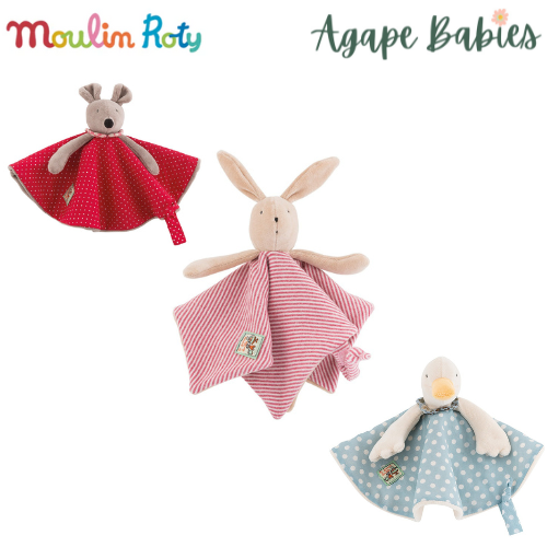 Moulin Roty La Grande Famille Doudou 33cm - 3 Designs