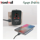 Travelmall Multi-Functional 2-in-1 Travel Adaptor with 10W Wireless Charging Pad, Dual-USB (Deluxe Edition)