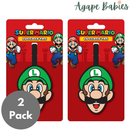 [2 Pack] Pyramid Nintendo Super Mario Multi-Functional Luggage Tag