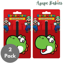 [2 Pack] Pyramid Nintendo Super Mario Multi-Functional Luggage Tag