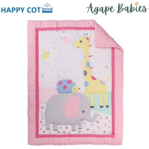Happy Cot 100% Polyester Baby Comforter - Fun in the Moon (P17)