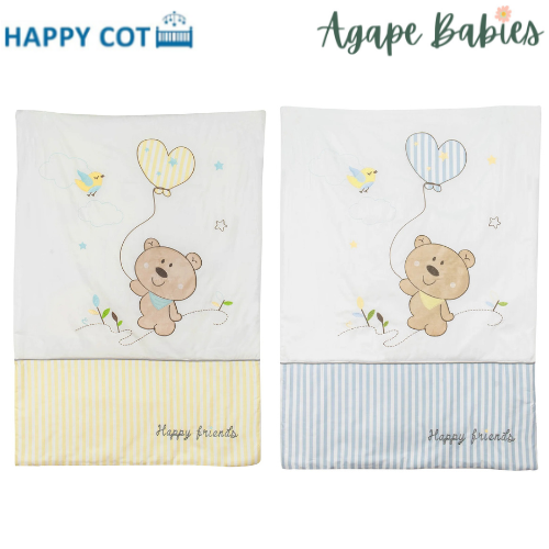 Happy Cot 100% Cotton Baby Comforter - Happy Friends (2 Colors)