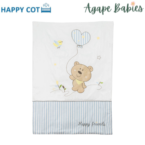 Happy Cot 100% Cotton Baby Comforter - Happy Friends (2 Colors)