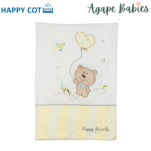 Happy Cot 100% Cotton Baby Comforter - Happy Friends (2 Colors)