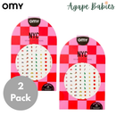 [2 Pack] OMY Nail Art - 4 Design