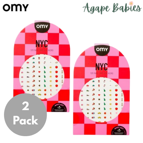 [2 Pack] OMY Nail Art - 4 Design
