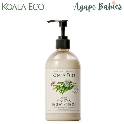 Koala Eco Natural Hand & Body Lotion Lemon Scented Eucalyptus & Rosemary Essential Oil - 500ml