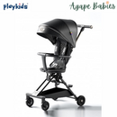 Playkid Easi Plus 2 Way Baby Cabin Stroller Rider/Walker - Black