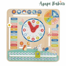 Montessori Educative Learning Wooden My Calendar Activity Toy