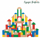 Montessori Educative Learning Wooden 100pcs Block Activity Toy