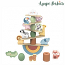 Montessori Educative Learning Wooden Stacking Animal Activity Toy