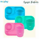 Re-play Recycled Toddler Feeding Set - 3 Colours