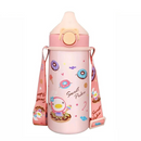 Puku Dreamer 2 in 1 Insulated Straw and Spout Bottle 500ml - Pink