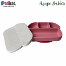Puku Silicone Suction Plate With Lid - 2 Colors