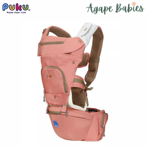 Puku Air Baby Hip Seat Carrier - Coral