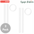 [2 Pack] Skip Hop Canteen Bottles Extra Straws (2pcs x 2 = 4pcs)