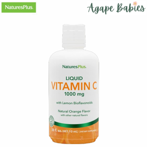 Natures Plus Vitamin C Liquid - Orange, 887.10 ml. Exp: 04/27