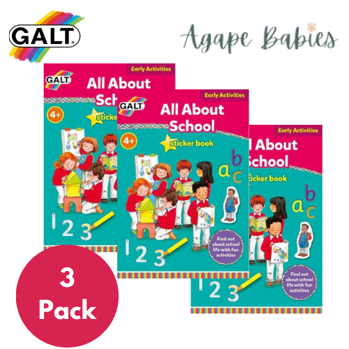 [Pack of 3] Galt All About School