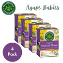 [Bundle Of 4] Traditional Medicinals Organic Smooth Move Senna Chamomile Tea, 16 bags  Exp: 09/27
