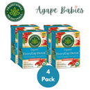 [Bundle Of 4] Traditional Medicinals EveryDay Detox Tea, 16 bags Exp: 07/27