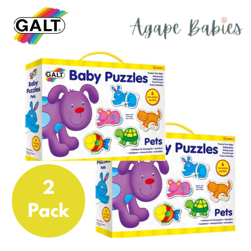 [Bundle Of 2] Galt Baby Puzzles - 4 Designs